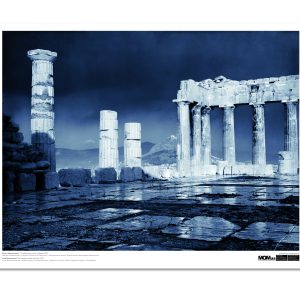 Poster Fred Boissonnas "The Parthenon after rain"